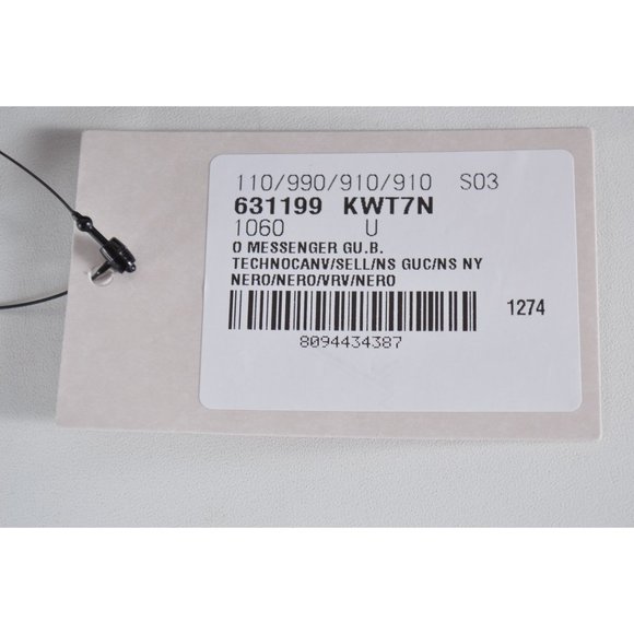 NEW Gucci 631199 Black Techno Canvas Red Green Web Messenger Bag Purse - Picture 7 of 12